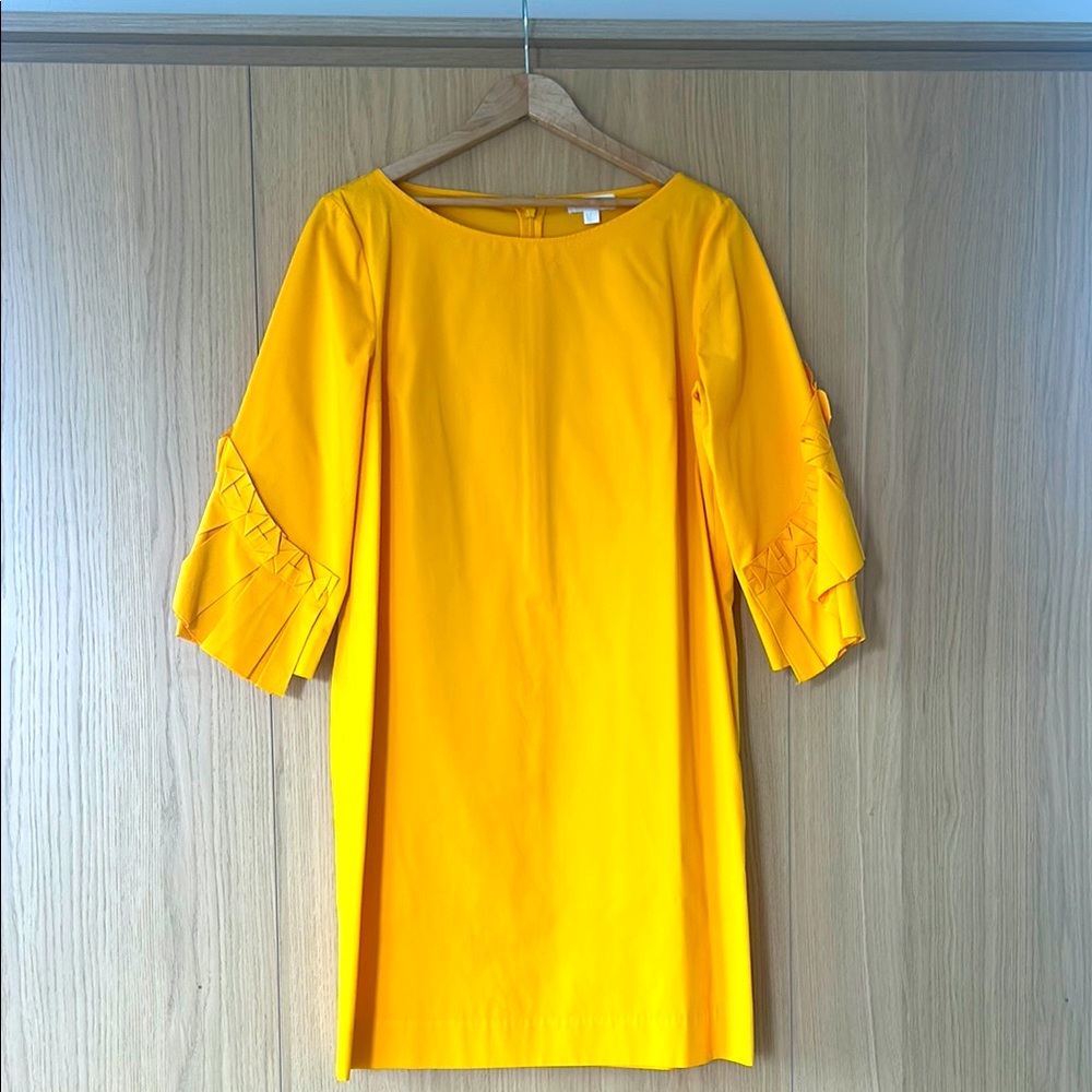 COS Elegant and Unique Yellow Dress